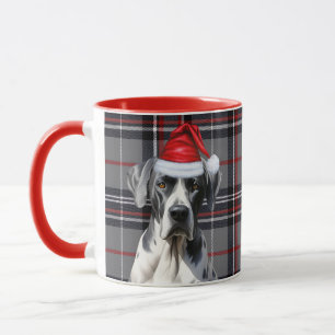Helgdag Red Grått Play Great dane Hund jul Mugg