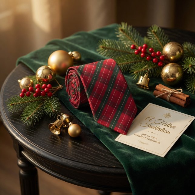 Helgdag Red Mönster Slips (Skapare uppladdad)