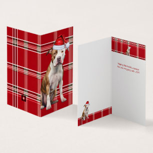 Helgdag Red Plade-julen i Hund Kort