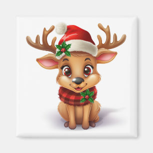 Helgdag Reindeer Magnet