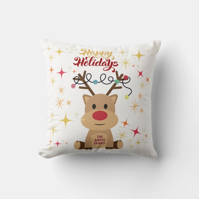 HELGDAG REINDEER PILLOW DECOR KUDDE (Framsida)