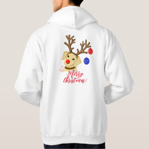Helgdag renar Gul lab Sweat Shirt Hoodie