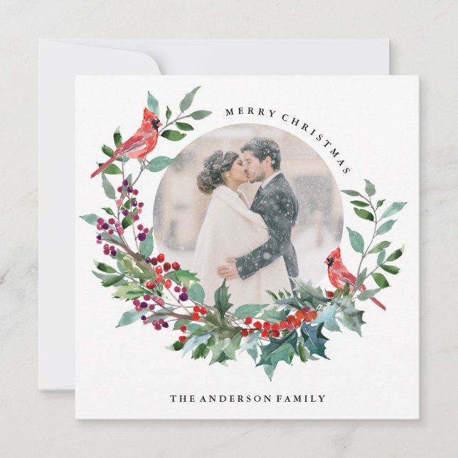 Helgdag Robin Wandeans Photo Card Julkort (Framsida)