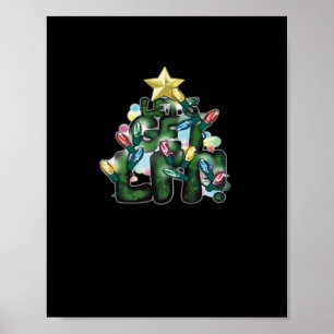 Helgdag Roligt - Låt oss få plats den här julklapp Poster