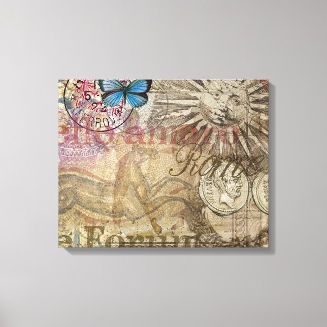 Helgdag Rom Italien Travel Vacation City Canvastryck (Framsida)