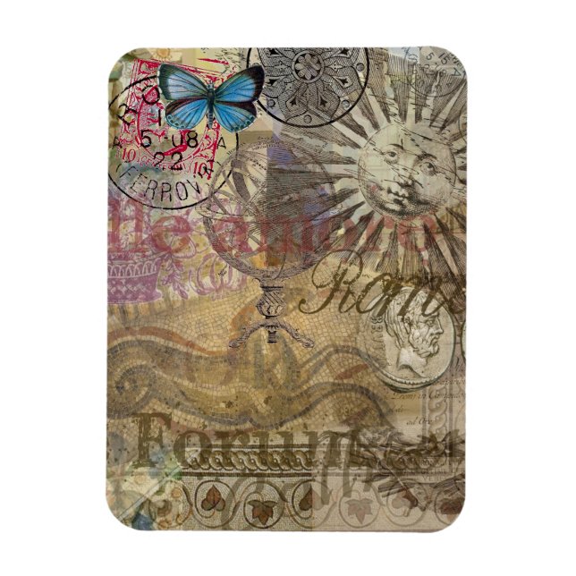 Helgdag Rom Italien Travel Vacation City Magnet (Vertikal)