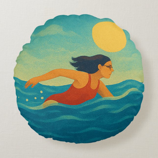 Helgdag Rund Kudde (Framsidan)