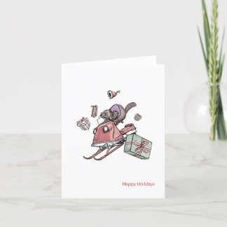 Helgdag Rush-julkort Tack Kort