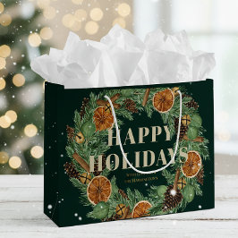 Helgdag Rustic Gräs Torkad Orange Vattenfärgning U