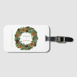 Helgdag Rustig torkad Orange Gräs Vattenfärgsutand Bagagebricka