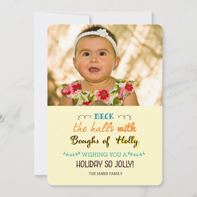 helgdag så glad julkort (Framsida)