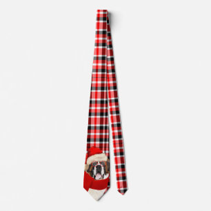 Helgdag Saint Bernard Hund Red Play jul Slips