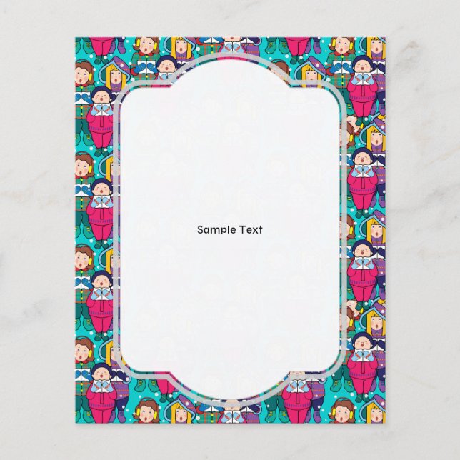 Helgdag Sång Flygblad (Framsidan)