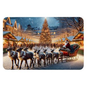 Helgdag Santa Magnet