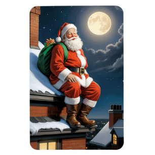 Helgdag Santa Magnet