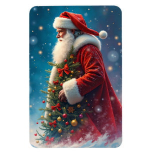 Helgdag Santa Magnet