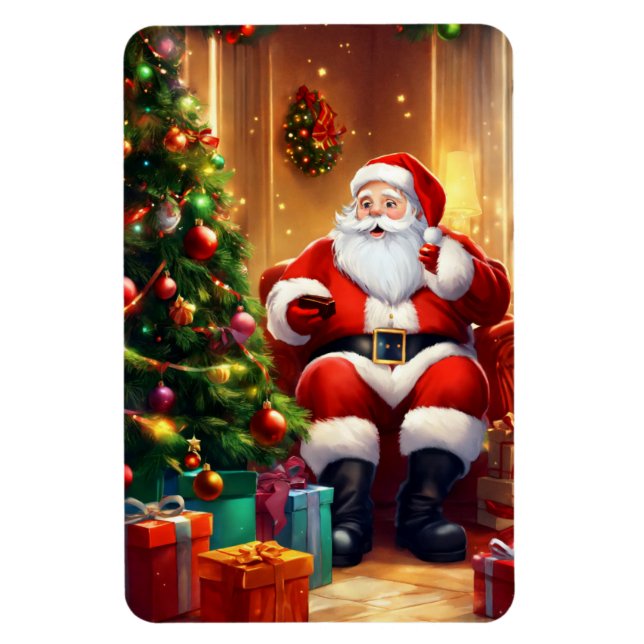 Helgdag Santa Magnet (Vertikal)