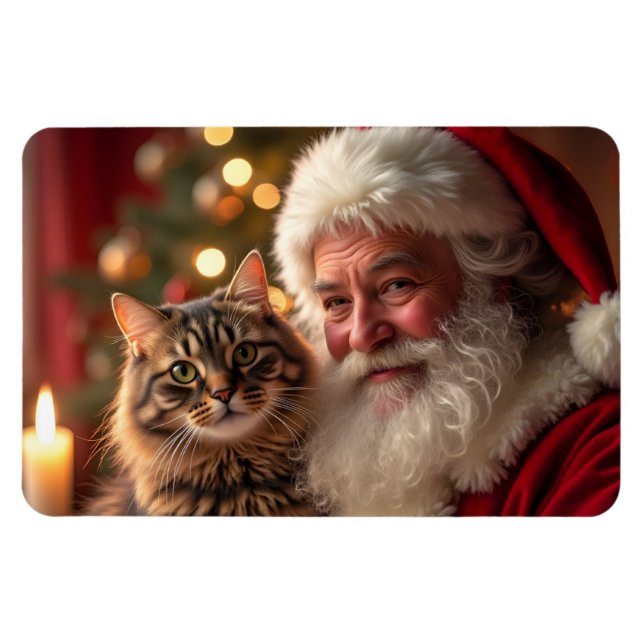 Helgdag Santa Magnet (Horisontell)