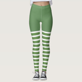 Helgdag Sexy Elf Leggings Candy cane jul