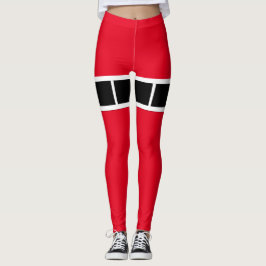 Helgdag Sexy Elf Leggings Candy cane jul