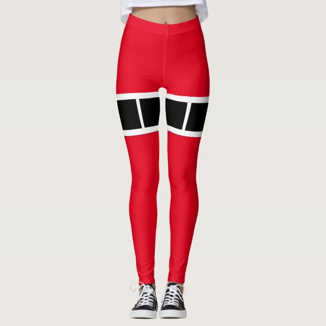 Helgdag Sexy Elf Leggings Candy cane jul (Framsida)
