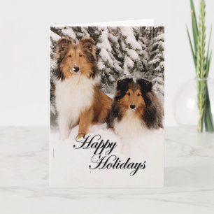 Helgdag Shelties Helgkort