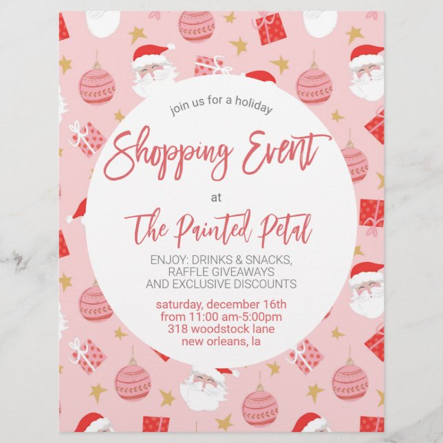 Helgdag Shopping Event Flyer (Framsida)