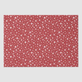 Helgdag Simple Starry Glimmers Red