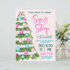 Helgdag Sip och Shop 8,5 x 11 Flyer