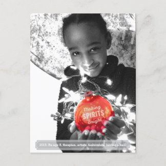 Helgdag Skapar sprit Bright Photo Postcard Helg Vykort