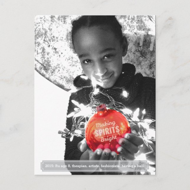 Helgdag Skapar sprit Bright Photo Postcard Helg Vykort (Framsida)