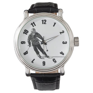 Helgdag Skier - Downhill Skiing Armbandsur