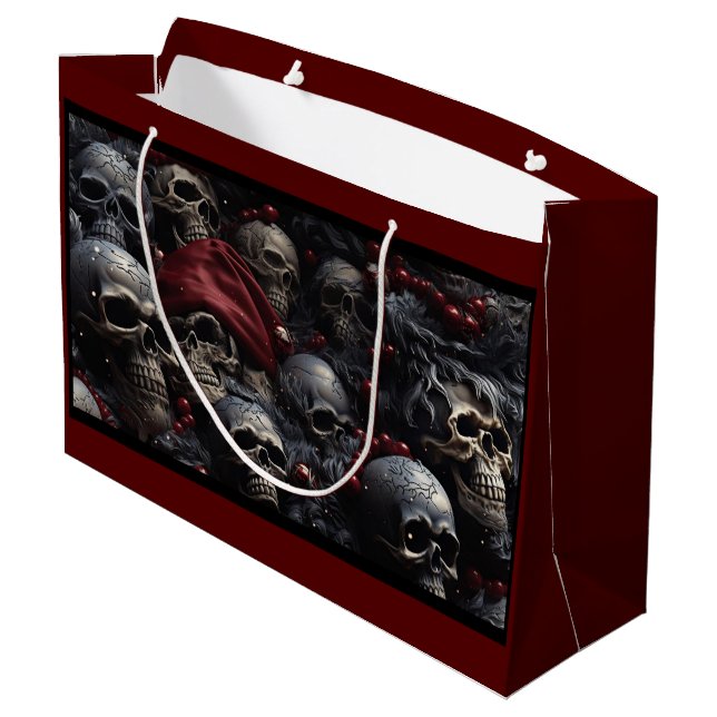 Helgdag Skull Gift Bag (Baksidan Vinklad)