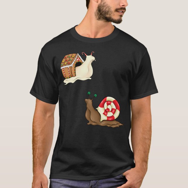 Helgdag Snigel vänner T Shirt (Framsida)