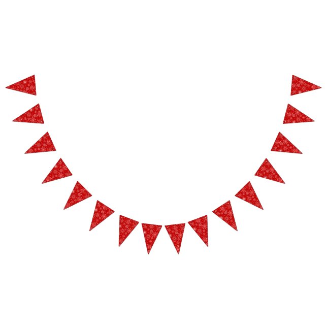 Helgdag Snöflingor Banner Flaggor (Alla)