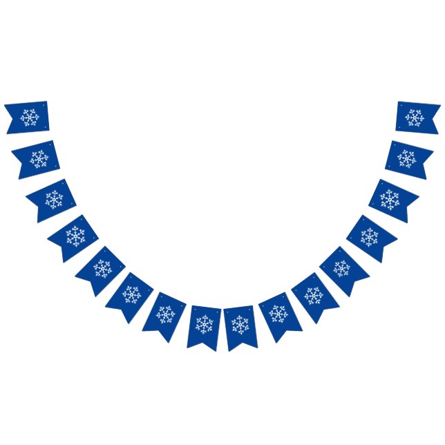 Helgdag Snöflingor Banner Flaggor (Alla)