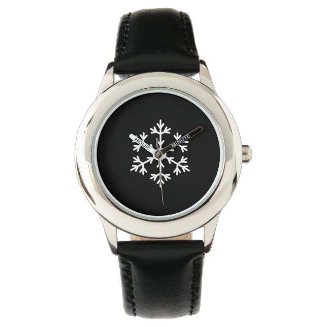 Helgdag Snowflake Kids Wrist Watch Armbandsur (Framsida)