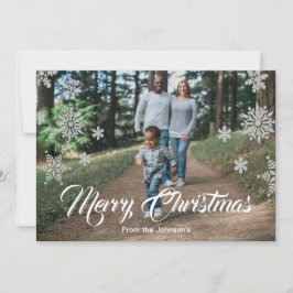 Helgdag Snowflake Meddelande