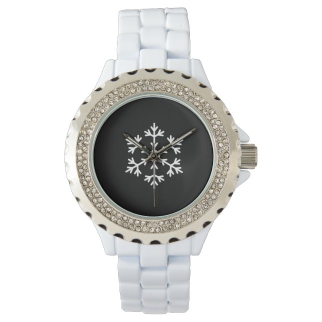 Helgdag Snowflake Women's Watch Armbandsur (Framsida)