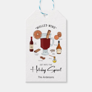 Helgdag Spirit Mulled Vin Helgdag Presentetikett