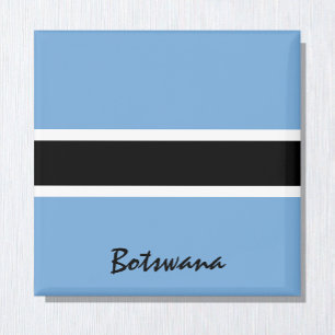 Helgdag/sportfantaster för Botswana flagga och Afr Magnet
