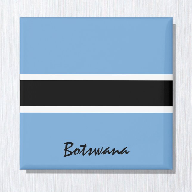 Helgdag/sportfantaster för Botswana flagga och Afr Magnet (Skapare uppladdad)