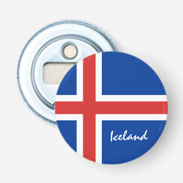 Helgdag/sportfantaster för isländska flagga och Is Flasköppnare