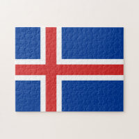 helgdag/sportfantaster för isländska flagga och Is