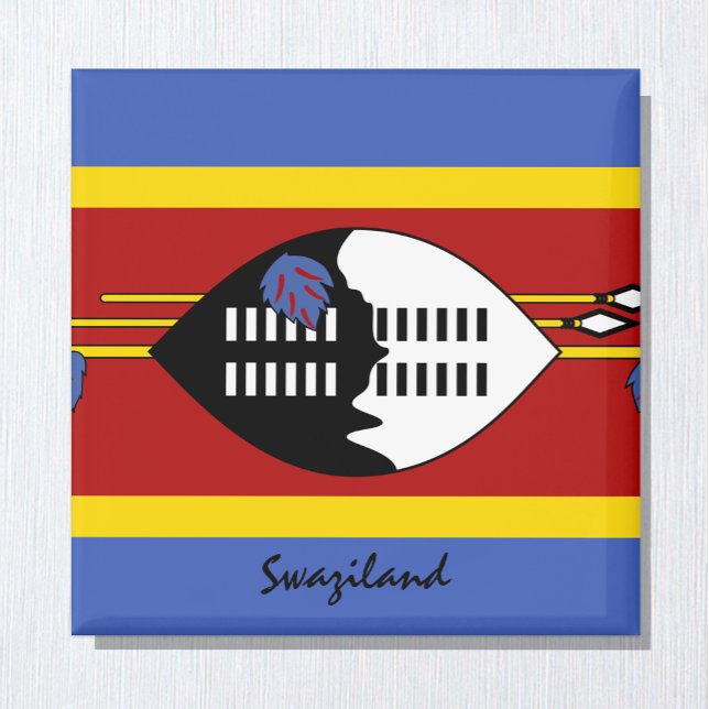 Helgdag/sportfantaster för Swaziland-flagga och Af Magnet (Skapare uppladdad)