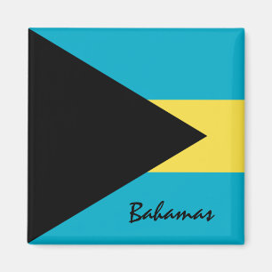 Helgdag/sportfantaster i Bahamas flagga och Nordam Magnet
