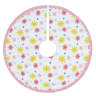 Helgdag Stars Träd Skirt Julgransmatta Borstad Polyester