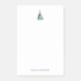 Helgdag Stationery Julgran Personlig Post-it Block