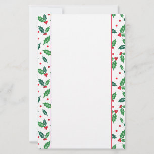 Helgdag Stationery Papper-Holly Brevpapper