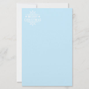 Helgdag Stationery Papper-Snowflake Brevpapper